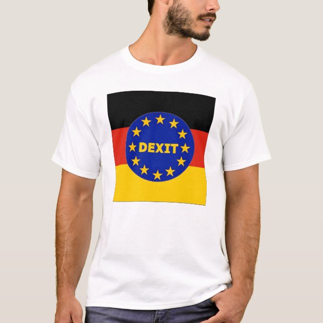Tysk flaggaEG Dexit för T-tröja T Shirt (Framsida)