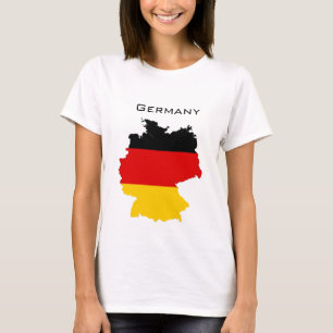 Tysk flaggakarta t-shirt