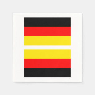 Tysk flaggaservett pappersservett