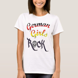 Tysk flickasten tee shirt