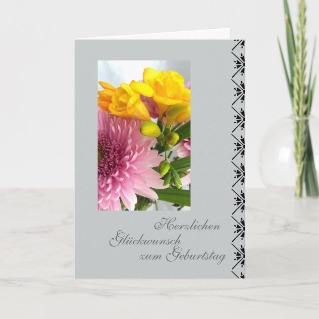 Tysk: födelsedagkort kort (Framsida)