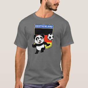 Tysk fotbollPanda (mörka skjortor) T Shirt