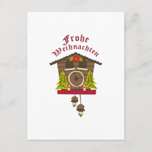 Tysk god jul helg vykort