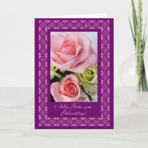 Tysk: Grattis på födelsedagen: Alles Gute zum Kort