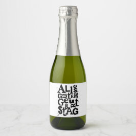 Tysk "Grattis på födelsedagen" Lino Print