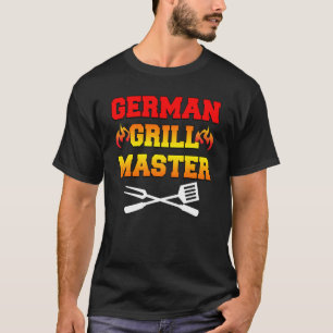 Tysk Grill Master (PÅ MÖRK) T Shirt