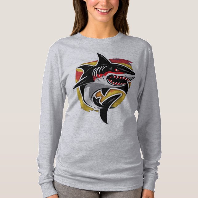 Tysk haj t shirt (Framsida)