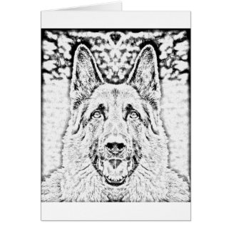 Tysk herde hälsningskort