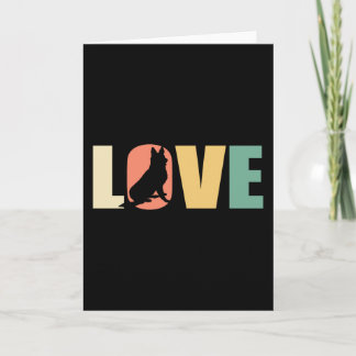 Tysk herde Kärlek Kort