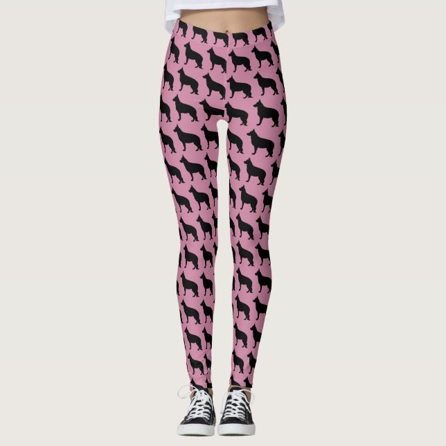 Tysk herde leggings (Framsida)