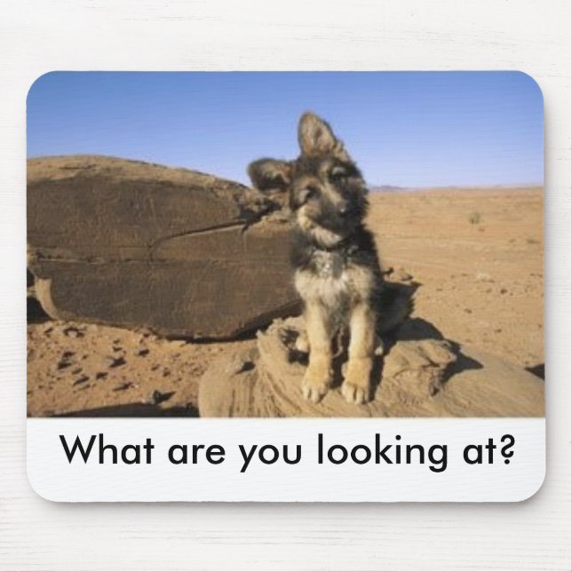 Tysk herde Mousepad Musmatta (Framsidan)