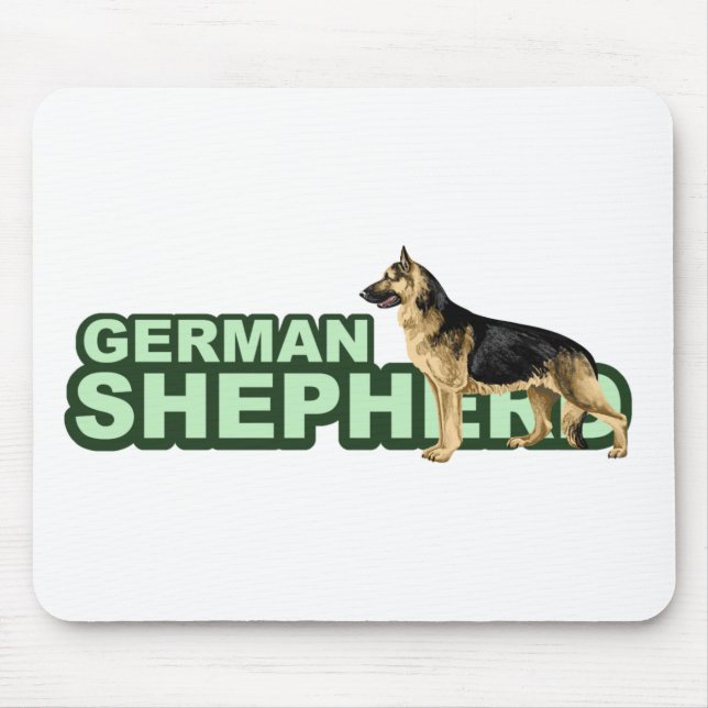 Tysk herde Mousepad Musmatta (Framsidan)