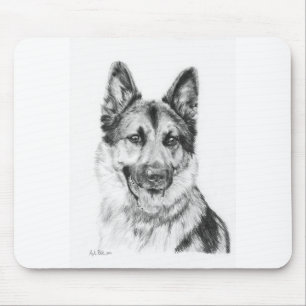 Tysk herde MousePad Musmatta