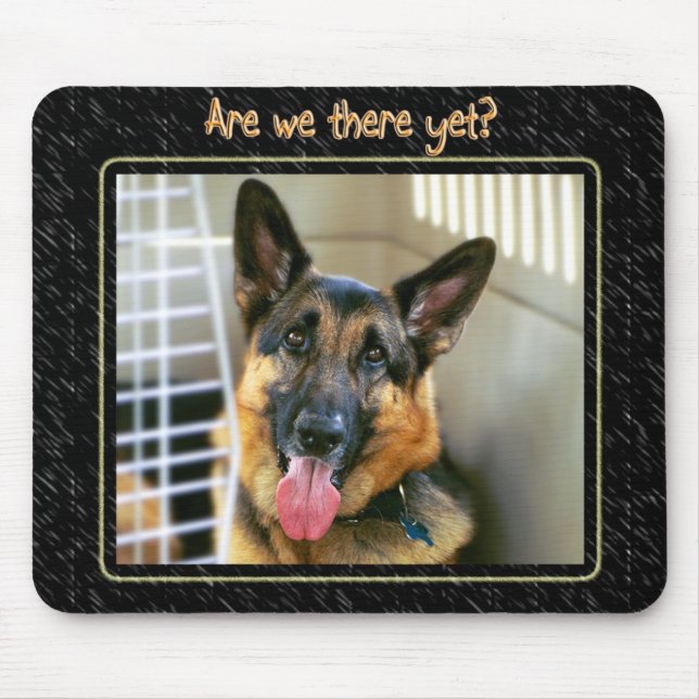 Tysk herde Mousepad Musmatta (Framsidan)