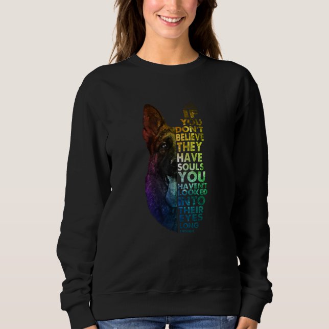 Tysk herde om du inte tror på deras Öga T Shirt (Framsida)