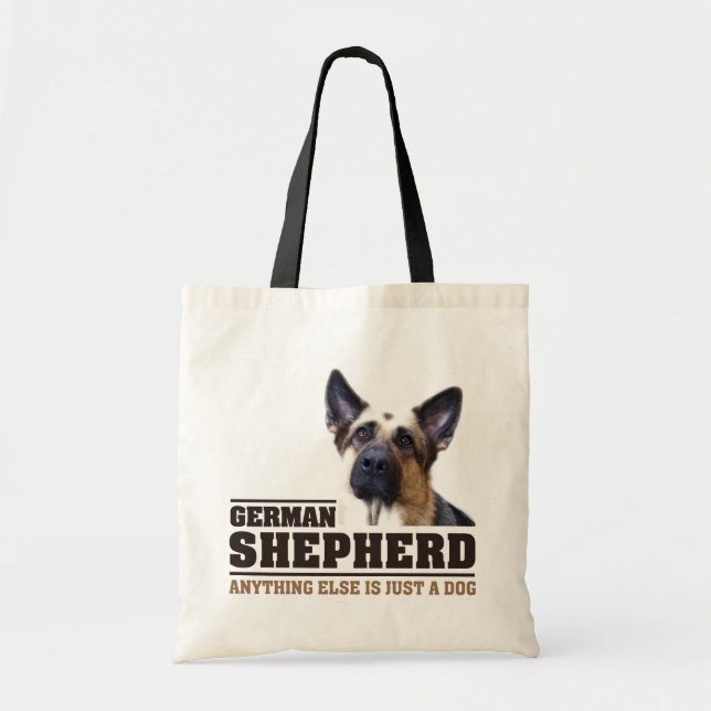 Tysk herde T-shirtBag Tygkasse (Framsidan)