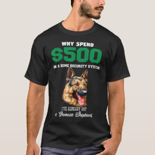 Tysk herdeägare varför lägga 500 på hemmabruk t shirt