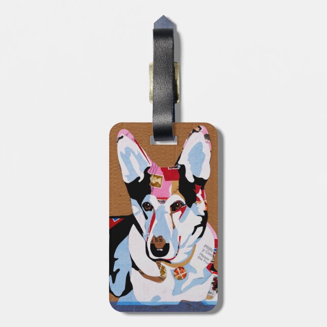 Tysk herdehund bagagebricka (Baksidan Lodrät)