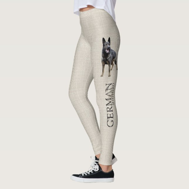 Tysk herdehund - GSD Leggings (Vänster)
