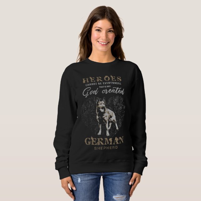 Tysk herdehund - GSD T-shirt (Hel framsida)