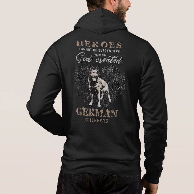 Tysk herdehund - GSD T-shirt (Baksida)