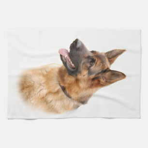 Tysk herdehund kökshandduk