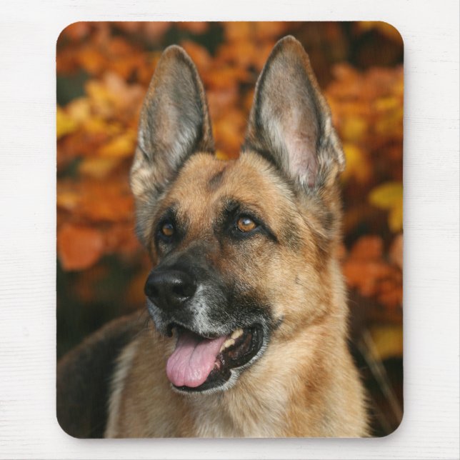 Tysk herdehund Mousepad Musmatta (Framsidan)