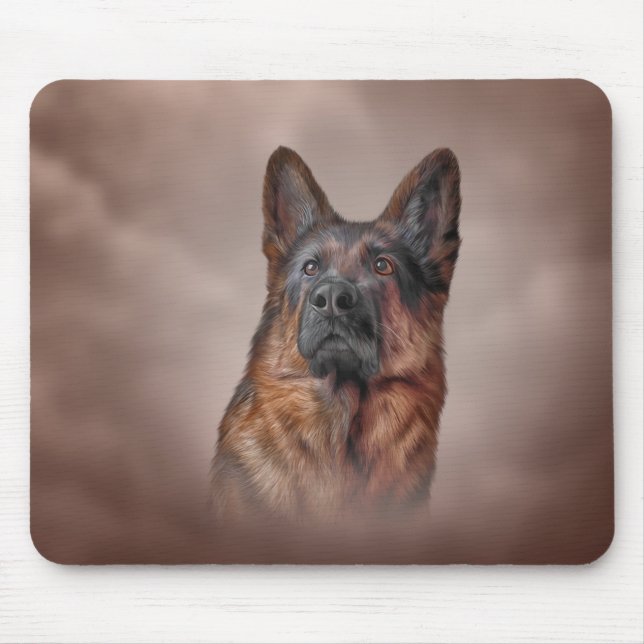 Tysk herdehund musmatta (Framsidan)