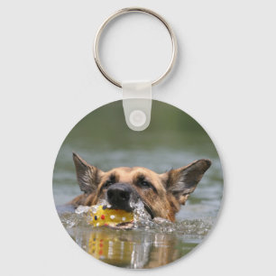 Tysk herdehundkeychain nyckelring