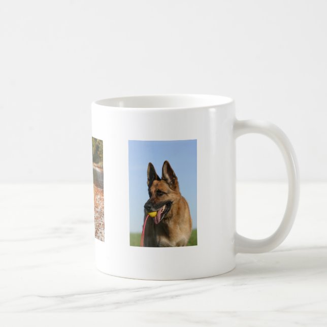 Tysk herdehundmugg kaffemugg (Höger)