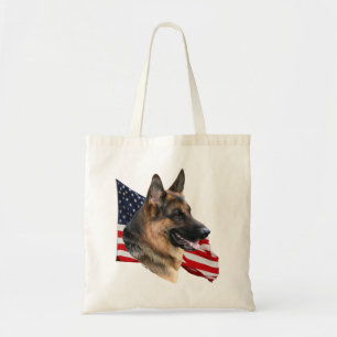Tysk herdehundtotebag tygkasse