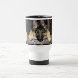 Tysk herdehundtravel mug resemugg