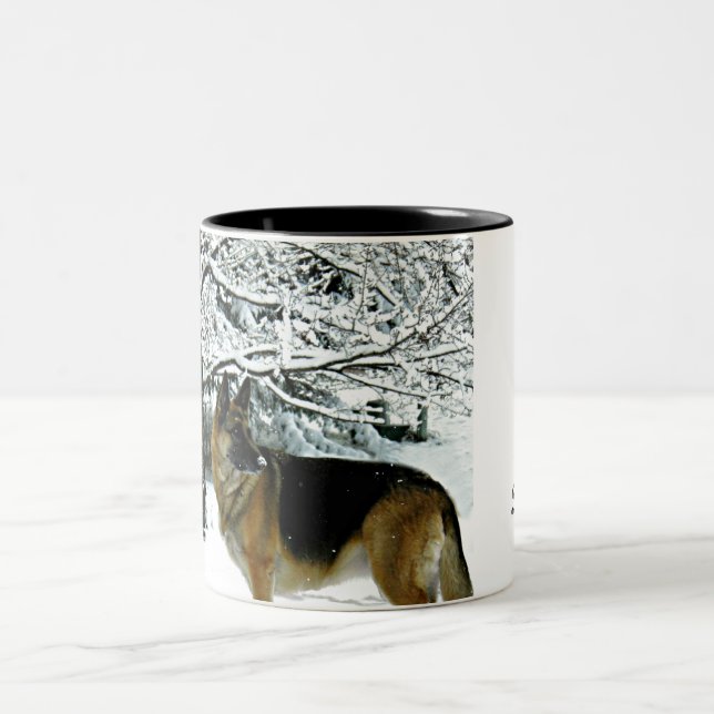 Tysk herdekaffemugg Två-Tonad mugg (Center)