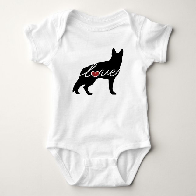 Tysk herdekärlek tee shirt (Framsida)