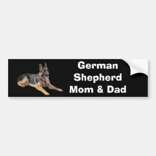 Tysk herdemamma- och pappabildekal bildekal