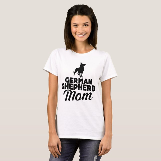 Tysk herdemamma t-shirt (Hel framsida)