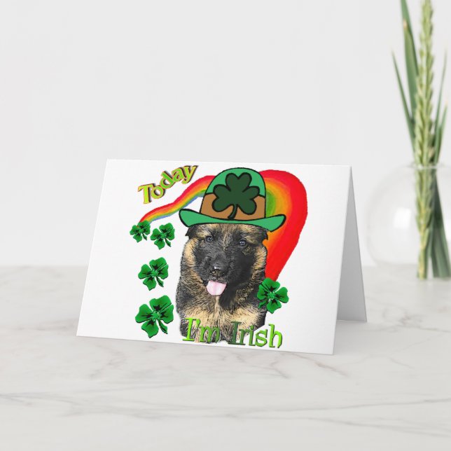 Tysk herdest patricks day kort (Framsida)