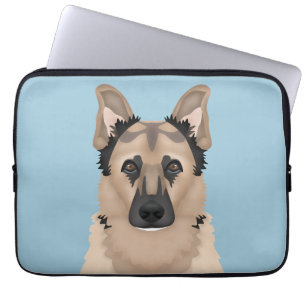 tysk herdetecknad laptop sleeve