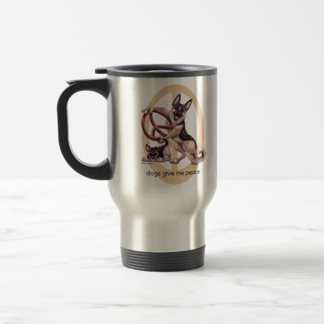 Tysk herdetravel mug resemugg (Vänster)