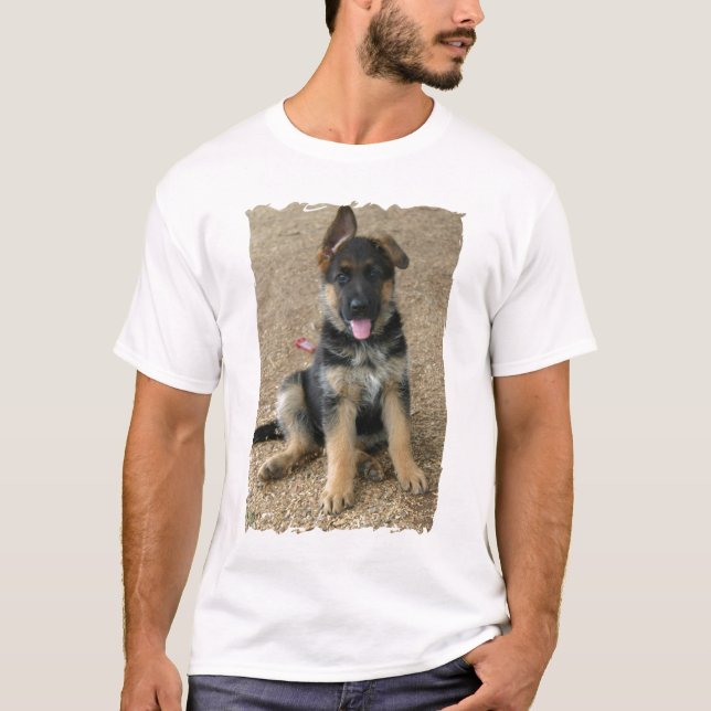 Tysk herdevalpT-tröja Tee Shirt (Framsida)