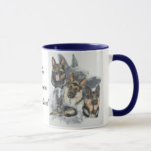 Tysk herdewGhost Mugg