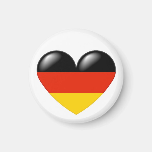 Tysk hjärtmagnet - Deutsche Herz Magnet (Framsidan)