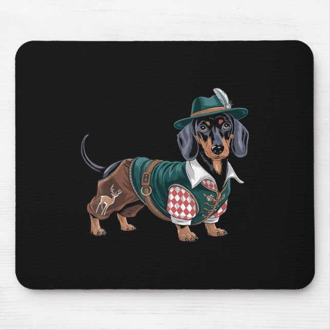 Tysk Hund Dachshund Bavarian Weiner Sause _3 Musmatta (Framsidan)