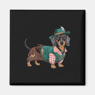 Tysk Hund Dachshund Bavarian Weiner Sause _4 Magnet