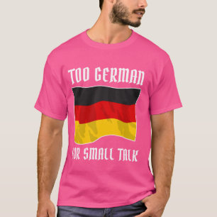 Tysk invandrar kliché ironi slogan rolig Tyskland T Shirt