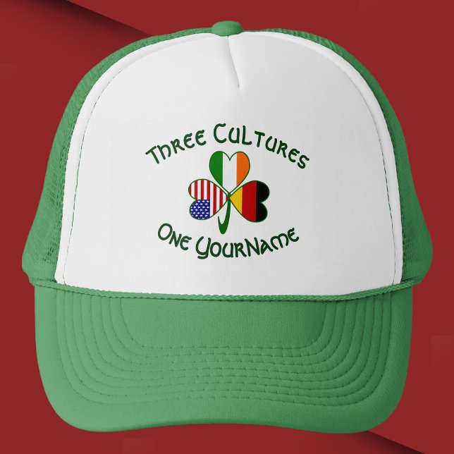 Tysk irländsk amerikansk Shamrock-Personlig Keps (Skapare uppladdad)