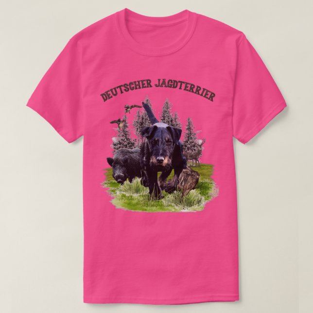 Tysk jakt Terrier 12 T Shirt (Design framsida)