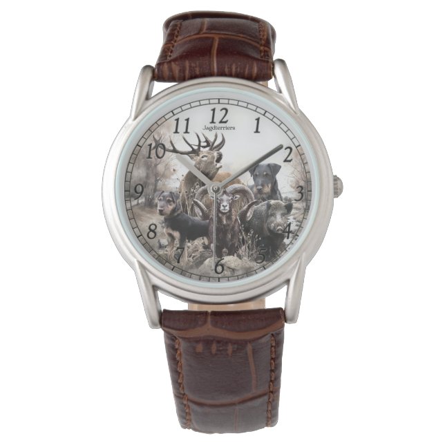 Tysk jakt Terrier, Jagdskräcker, Art Armbandsur (Framsida)
