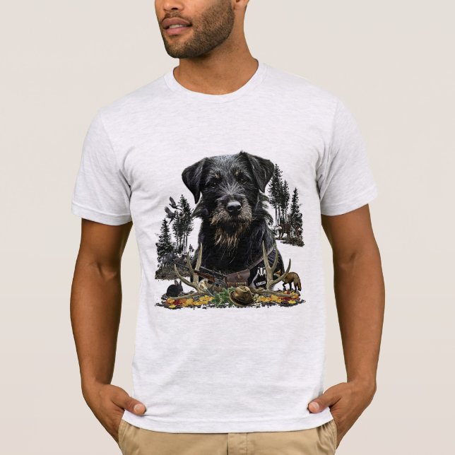 Tysk jakt Terrier (Jagdskräcker) T-Shirt (Framsida)