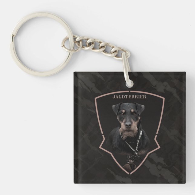 Tysk jaktterrier (Jagdskräcker) T-Shirt Truc (Framsidan)